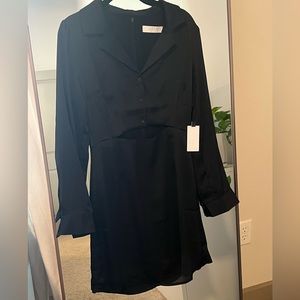 ASTR the label Fitted Mini Shirt Dress